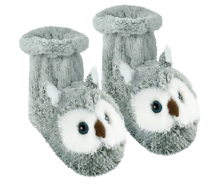 Fun For Feet Slipper Socks Snow Owl