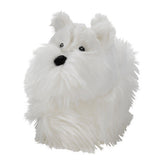 Desk Duster Westie White