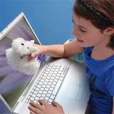 Desk Duster Westie White